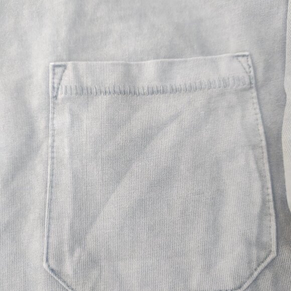 Men's Good fellow & Co M Earth Tone Gray Long Sleeve PocketT-shirt - Picture 4 of 6